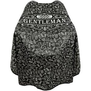 TEMU 살롱 품질 프린트 헤어 클로스, 버튼 스타일리스트 대형 미용사 망토, 살론 전문가용 헤어드레싱 앞치마