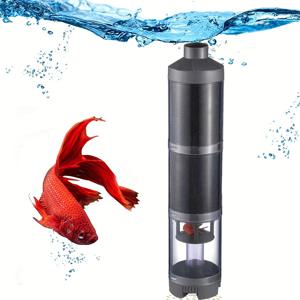 TEMU 어항 내장 흡착식 변기, 공압식 어항 변기, 어항 필터, 3단 필터, 내장 생화학, 필터재에 넣을 수 있는 제품, 에어 펌프 연결 필요, 배터리 없음