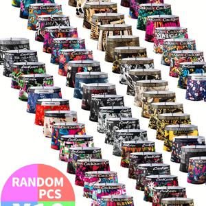 TEMU 신상 인기 아이템 고품질 10개 랜덤 남성용 쇼츠 드로즈 얇고 통기성 좋은 남성 속옷