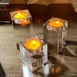 TEMU 촛대 홀더 6, 8, 10cm (촛불 미포함) 포함 홈 웨딩 장식 장식품 3개 세트