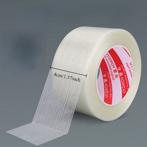 TEMU 고온 섬유 유리 섬유 보온 테이프, 단일 측 접착, 강력한 밀봉 고정 스트립, 폴리에틸렌 테레프탈레이트 재질, 포장 및 배송에 이상적, 포장 테이프 | 섬유 유리 보강 테이프 | 내구성 있는 접착제