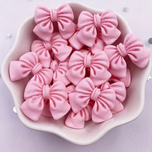 TEMU 12개 세트 레진 컬러풀 페인트 리본 플랫백 스톤 피규어 스크랩북 DIY 리본 장식 액세서리 공예용품