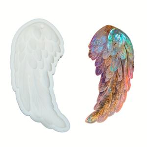 TEMU 깃털 모양 실리콘 몰드 레진 주조 몰드 주얼리 주조 도구, 봄, 발렌타인데이, 아버지의 날, 어머니의 날, 추수감사절, 생일 선물 DIY 몰드, 홈 데코, 액세서리, 브로치, 핸드메이드 비누, 드리핑 글루 컵, 왁스 액세서리용