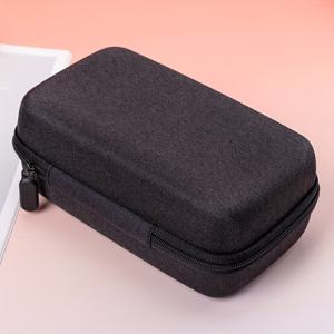 TEMU 튼튼한 EVA 하드 케이스 보관함 - 컴팩트 지퍼 클로저 디자인, 여행 및 가정용 또는 선물용으로 적합 - 기술 기기, 전자기기, 하드 드라이브, 이어폰, 파워뱅크 & 자동차/자전거 타이어 인플레이터를 위한 이상적인 정리 솔루션