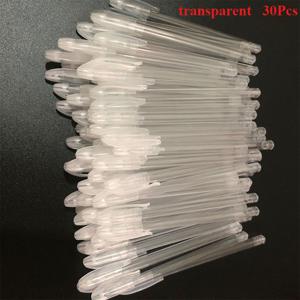 TEMU 30개 플라스틱 중성 빈 펜 홀더, 범용 투명 펜 케이스, 빈 손상계 펜, 펜 추가에 이상적