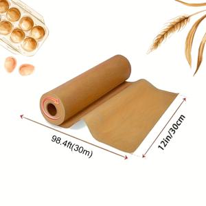 TEMU 베이킹용 무황 파스텔 페이퍼 롤, 논스틱 특성 및 톱니형 커터가 특징이며, 베이킹, 요리 및 에어프라이기에 적합합니다. 이 실리콘 오일 저항 시트는 닭고기, 생선 등을 준비하는 데 완벽합니다.