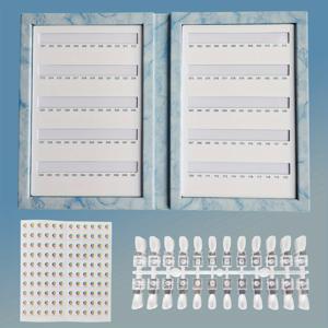 TEMU 120색 컬러 카드, 사진 프레임 도구, 네일 보관 북, 네일 아트 스타일 컬렉션, 디스플레이 북, 마그네틱