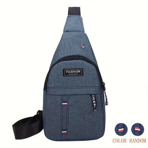 TEMU 남성용 크로스바디 백, 야외 스포츠 및 여행용 숄더 슬링 팩, 다수의 수납공간과 조절 가능한 미니 스트랩이 있는 캐주얼 메신저 브리프케이스 - 완벽한 휴일 선물