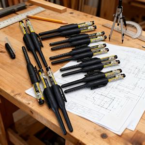 TEMU 15개 세트 오일베이스 딥홀 마커, 방수 영구형 롱노즈 마커, 빠른 건조 산업용 스크라이버, 목재, 유리, 세라믹, 가죽 및 DIY 프로젝트용