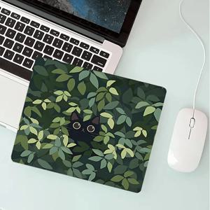 TEMU 검은 고양이와 잔디 디자인의 사랑스러운 마우스 패드. 사무실 작업과 게이밍 모두에 적합합니다. 이 고무 직사각형 액세서리는 키보드 및 노트북에 이상적이며, 훌륭한 선물이 될 것입니다.