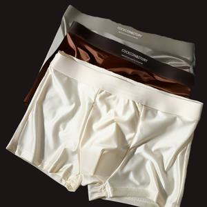 TEMU 3팩 남성용 통기성 좋은 편안한 복서 브리프 - 라이트 럭셔리 레터 프린트 솔리드 컬러 속옷