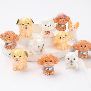 TEMU 동물 레진 비즈 5개 세트 - 입체 코지 테디 빅싱 강아지 모델링 비즈, 장식용 레진 루즈 스페이싱 비즈, 패션 주얼리 만들기 DIY 핸드메이드 선물, 비즈 모바일 폰 체인 목걸이 팔찌 귀걸이 액세서리 재료 공예 용품