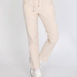 TEMU 여성 피치 약기모 춘추 골덴 밴딩 바지 편안한 활동복/일상복 데일리 만능 팬츠 레이디(AA33LP093W)