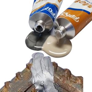 TEMU AB 에폭시 금속 복구 접착제 - 누점 수리 접착제, 엔진, 연료 탱크, 라디에이터, 파이프 적용 고온 내구성, 강력한 접착, 자동차 및 가정 복구 필수