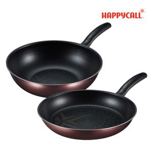 TEMU 해피콜 올 뉴 컴포트 IH 인덕션 후라이팬 2종 C세트(28팬+28웍)