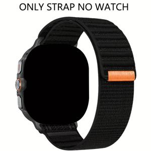TEMU 삼성 워치 7 울트라 & 워치 8 울트라용 나일론 웨이브 시계 스트랩, 조절 가능한 교체용 삼성 워치 스트랩 액세서리