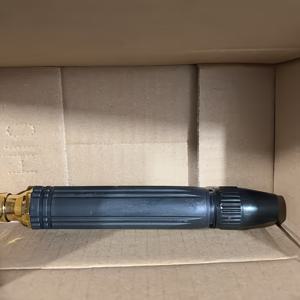 TEMU 휴대용 고압 워터 건 노즐, 2배 강력한 고압 세차 건 헤드 - 내구성 있는 플라스틱 본체, 조절식 정원 호스 노즐, 및 자동차용 강력한 청소 도구에 적합 | 인체공학적 핸들과 금속 커넥터가 장착된 다기능 분무기, 세차용품