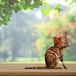TEMU 발코니용 고양이 망, 고정 로프 및 액세서리 포함, 실내외용 고양이 보호망, 창문용, 테라스용, 가정용 계단용 안전망