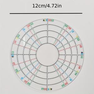 TEMU 세라믹 도구 (모양 조절용 칸막이 포함) 및 아크릴 균일 분할기 (클레이 바디 균일 분할용)