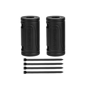 TEMU Y07 1쌍 25mm 튜브 로드 방지 및 충돌 방지 보호 고무 커버, 혼다 야마하 호환 범용