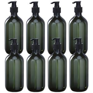 TEMU 300ml 및 500ml 사이즈로 제공되는 고품질 병 8개 세트입니다. 녹색 및 앰버 색상이 특징입니다. 이 빈 플라스틱 펌프 디스펜서는 샴푸, 핸드 샌리타이저, 비누, 로션, 바디워시 또는 컨디셔너를 리필하기에 완벽합니다.