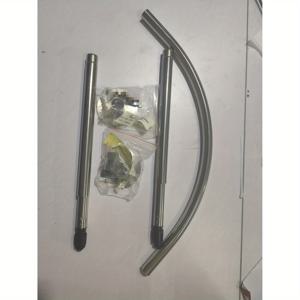 TEMU 설치가 쉬운 조절 가능한 스테인리스 샤워 커튼 로드 - 드릴링 없는 L-프레임 디자인, 욕실 및 목욕탕, 의류 매장에 적합, 내구성 있고 세련된