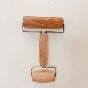 TEMU 피자, 페이스트리, 케이크, 빵 등을 위한 밀가루 도움말 주방용 목재 롤링 핀 세트