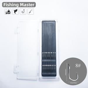 TEMU 20개/10개 고탄소강 낚시 바늘 낚싯줄, 손으로 묶음, 사용하기 쉬움 - 고탄소강 잉어 이중 바늘, 스테인리스 스틸 이중 바늘, 미늘 이중 바늘, 사이즈 1#~10# - 낚시에 적합