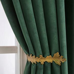 TEMU 네덜란드 수입 플란넬 커튼 1개, 침실 프라이버시 및 실내 장식용, 상단 로드 포켓 디자인 암막 커튼, 겨울 단열 커튼, 240gsm