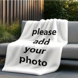 TEMU 소파 및 침대용 맞춤형 플란넬 담요 1개, 사진, 텍스트, 이름, 삽화, 스포츠 스타, 가수, 밴드, 그룹, 음식, 애니메이션, 영화 포스터로 커스터마이징 가능. 따뜻하고 편안한 소파 베드 담요, 홈 데코 및 침구 액세서리. 가족과 친구를 위한 이상적인 휴일 선물 또는 기념 선물
