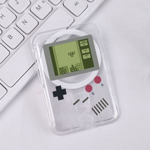 TEMU 아이폰 17/16/15/14/13/12 프로 맥스/프로/에어용 자석 카드 홀더 - 2D 레트로 게임 콘솔 디자인, 강력한 흡착력 매그세이프 폰 케이스, 투명 PC 슬리브, 1-2장 카드 수납 가능 (매그세이프 자석 폰 카드 홀더)