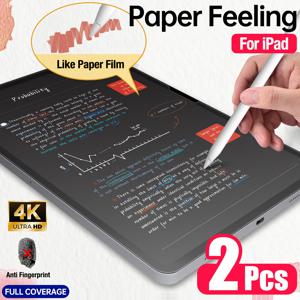 TEMU 2개입 프로스트 종이 필름 스크린 보호 필름, 11세대/10세대/9세대/8세대/7세대/6세대/5세대, 10.9인치/10.2인치/9.7인치, Air5/Air4/Air3/Air2/Air1/Pro 9.7인치/Pro 10.5인치 호환, 페이퍼필 스크린 보호 필름, 펫 소재 스크린 보호 필름, 초박형