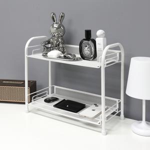 TEMU EASY LIFE 간편 조립 메쉬 2단 선반 주방 화장대 책상 수납 선반 (리퍼)