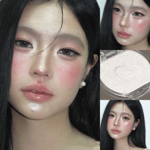 TEMU 선키스() 글리터 하이라이터 투명 실버·화이트 다이아 펄 미세 입자 모공부각 최소화 콧대/애교살/앞트임 포인트 입체 광채