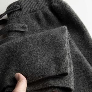 TEMU 여성용 가을/겨울 하이웨이스트 소프트 왁스 와이드 레그 트라우저, 작은 키를 위한 다용도 롱 트라우저