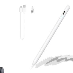 TEMU iOS/Android 스마트폰 및 태블릿 호환 범용 정전식 터치 펜, 기울기 감지, 미끄럼 방지, 충전식 고정밀 (iPad, iPhone 및 모든 터치스크린 장치용)