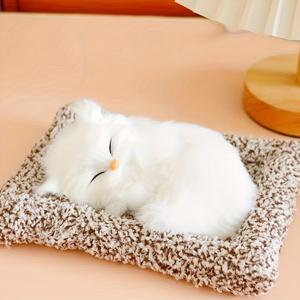 TEMU 차량 장식을 위한 귀여운 고양이 피규어, 데스크탑 장식품 또는 대시보드 액세서리로 완벽