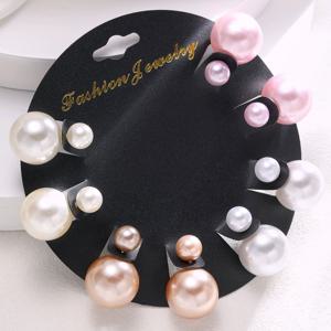 TEMU 여성용 귀걸이 4개/쌍 세트, 멀티컬러 큰 머리 귀걸이와 스터드, 풍부한 색상, 독특한 디자인, 패셔너블, 데일리용 및 선물용으로 적합