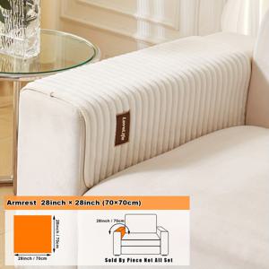 TEMU 1개입 러브 라이프 신상 자수 패치워크 드로스트링 숏 플러시 소파 쿠션, 두꺼운 샌드위치 바닥 원단, 단색 플란넬 플러시 개별 시트 소파 커버, 세탁 가능 및 간편한 관리 숏 플러시 소파 커버, 부드럽고 섬세한 촉감