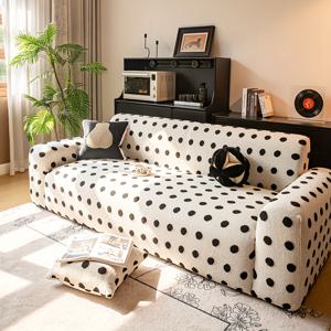 TEMU 투피스 플러시 소프트 소파 커버 세트, 매칭 베개커버 포함, 솔리드 컬러 소파 보호커버, 사계절 사용 가능, 반려동물 친화적, 침실, 사무실, 거실 홈 데코에 완벽