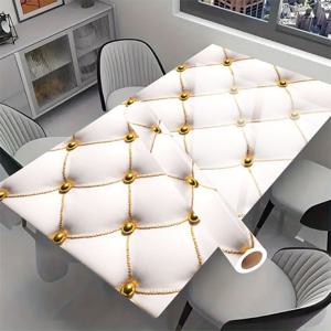 TEMU 1개 대형 접착식 비닐 벽지 - 책상, 침대, 의자 등에 적합, 대형 패널 텍스처 탈부착 필름, 세탁 가능 커버 & 조인트 미스매치, 홈/오피스 장식용 영구형 (모던 벽지)