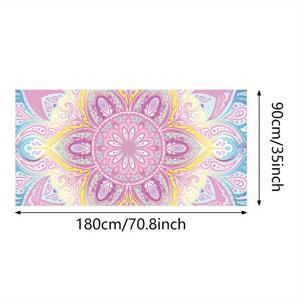 TEMU 수영 가운 흡수성 속건성 목욕 타월, 여성용 스포츠 망토, 해변 및 바닷가 수영장 용품, 꽃무늬, 직사각형