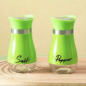 TEMU 2개, 소금 및 후추 통, 쏟아지는 구멍이 있는 양념 디스펜서, 조정 가능한 리필 가능 후추 통, 조미료 캔, 주방 도구, 대학 기숙사 아파트 필수품, 학교 준비, 학교 용품으로 돌아가기, Chrismas 선물, 할로윈 선물