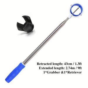 TEMU 수중 사용을 위해 설계된 텔레스코픽 골프 리트리버. 스프링 릴리스 기능이 특징입니다. 골프공 수거에 적합하며, 골프를 즐기는 남성을 위한 훌륭한 선물입니다.