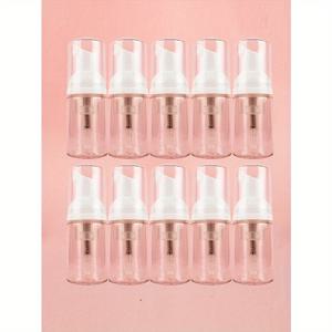 TEMU 10개입 30ML 폼 디스펜서 병 투명 플라스틱 리필 가능 폼 병 용기 폼 비누 디스펜서 펌프 병 여행용