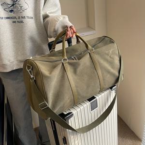 TEMU 대용량 남성용 비즈니스 , 학생용 수납 수납 수하물 가방, 여성용 숄더 스포츠 피트니스 가방