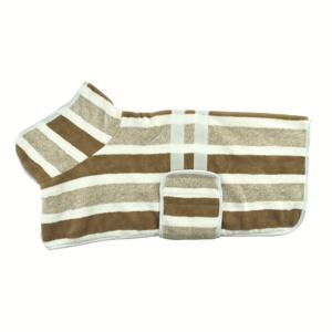 TEMU 속건성 강아지 목욕 가운, 수건 목욕 가운, 초흡수성 애완동물 로브, 초극세사 원단으로 제작된 조절 가능한 복부 스트랩 포함