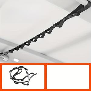 TEMU 차량용 옷 건조대, 차량 장착형 옷걸이, 다기능 실내 옷 건조대, 후크 및 클립 포함 야외 캠핑 여행용, 휴대용 건조대, 옷걸이