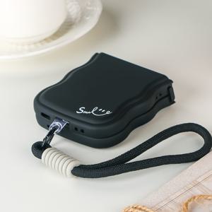 TEMU 폰 케이스: 웨이브형 에어 쿠션 방탄 스킨감 기분 좋은 패턴 끈 접이식 폰 케이스, 갤럭시 Z 플립3 5G, 갤럭시 Z 플립4 5G, 갤럭시 Z 플립5 5G, 갤럭시 Z 플립6 5G 호환