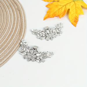 TEMU 2개 다용도 여성화 금속 버클 탈부착 가능 신발 액세서리 꽃 나비 장식 신발 클립 장식품 신발 장식